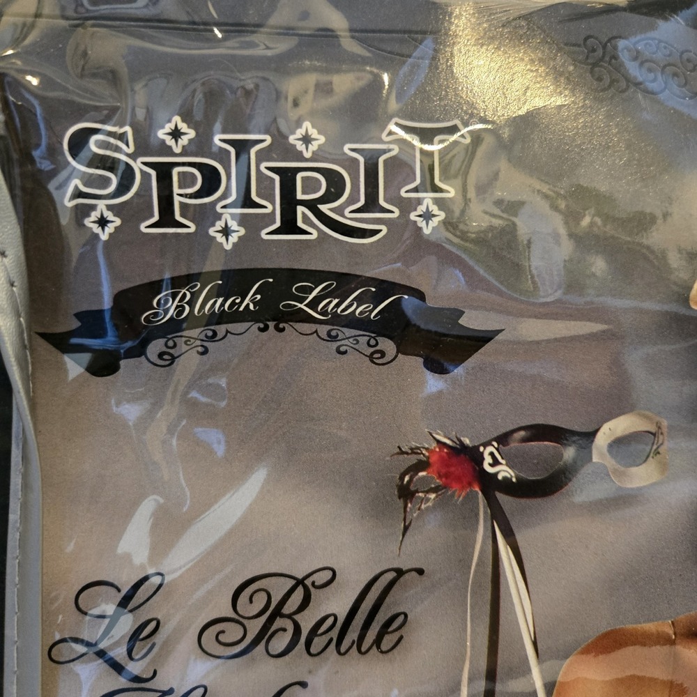 SPIRIT BLACK LABEL "LE BELLE HARLEQUIN" Adult L 8-10 Halloween Costume W/extras! - Picture 5 of 6